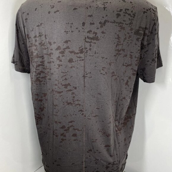 NEW JOHN VARVATOS Men's Eden Burnout Crewneck Tee Carbon Grey Size XL NWT - Picture 6 of 8